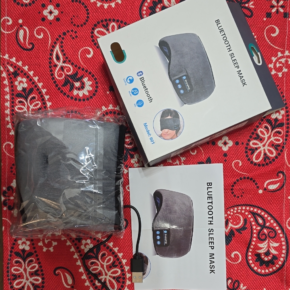 Bluetooth Sleep Mask Over-Ear Headphones - Gray